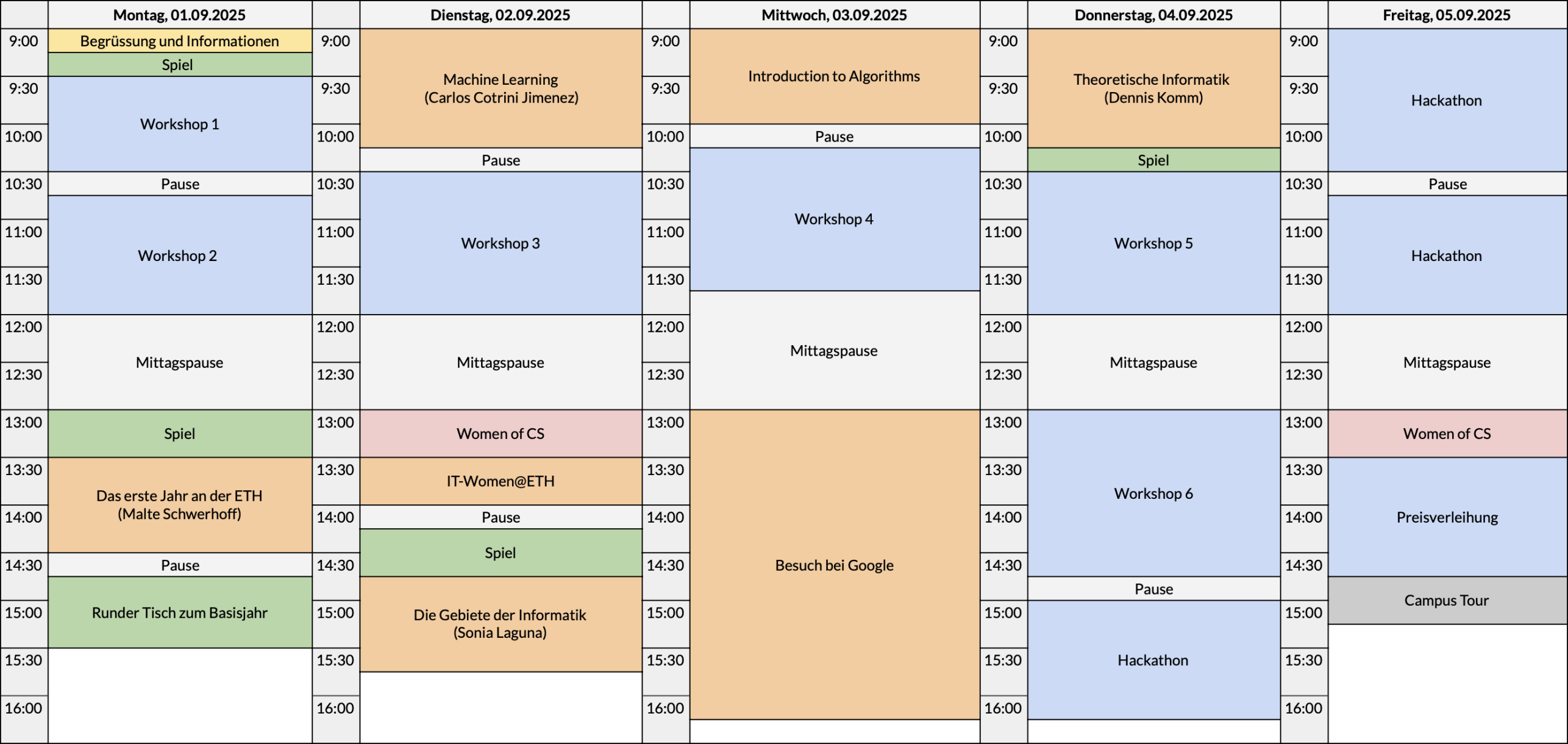 Stundenplan